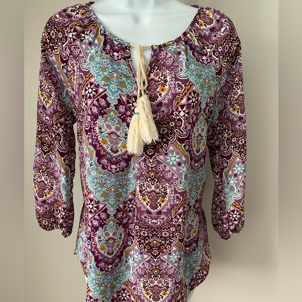 Moa Moa Printed Blouse